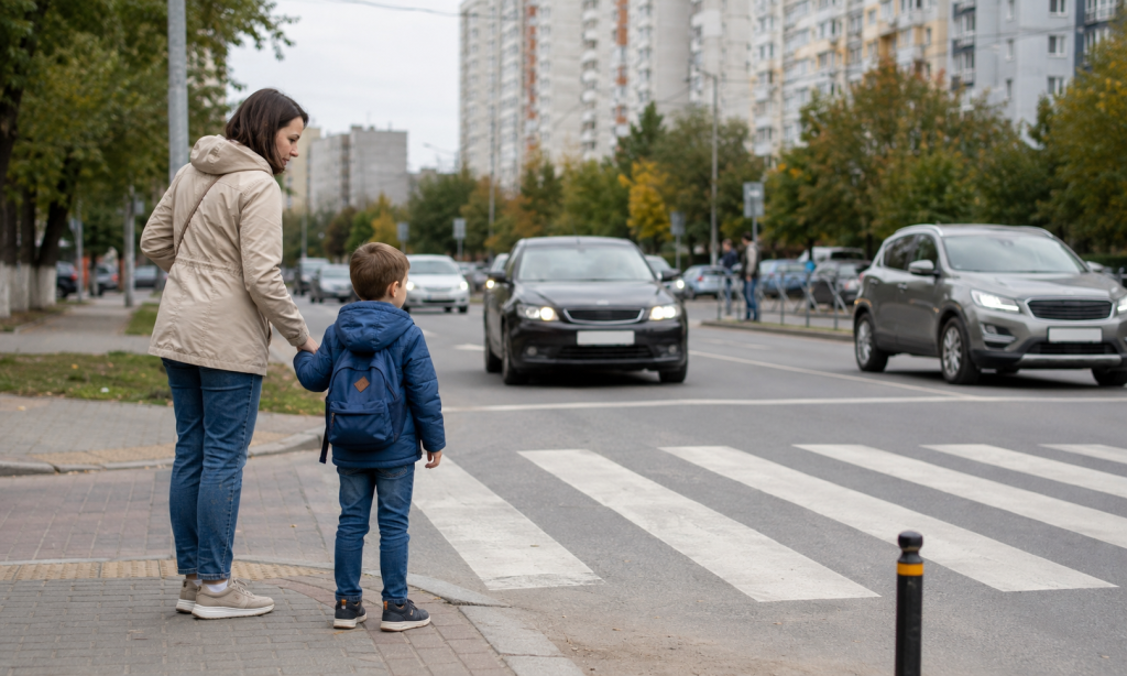 Безпека на дорозі: як навчити дитину переходити вулицю